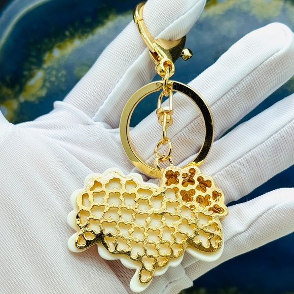 Little Sheep Keychain Rhinestone Sheep Bag Charm Sheep Charm - Picture 7 of 8